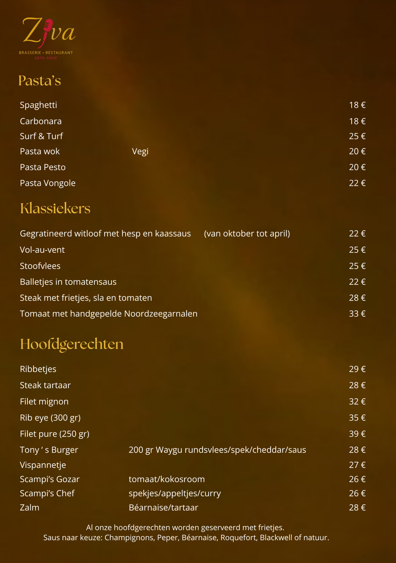 Dinerkaart 2